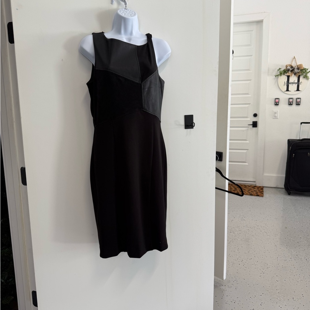 White House Black Market Black Midi Dress